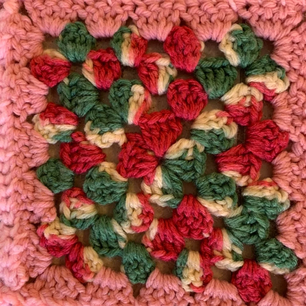 Handmade Granny Square Blanket 57